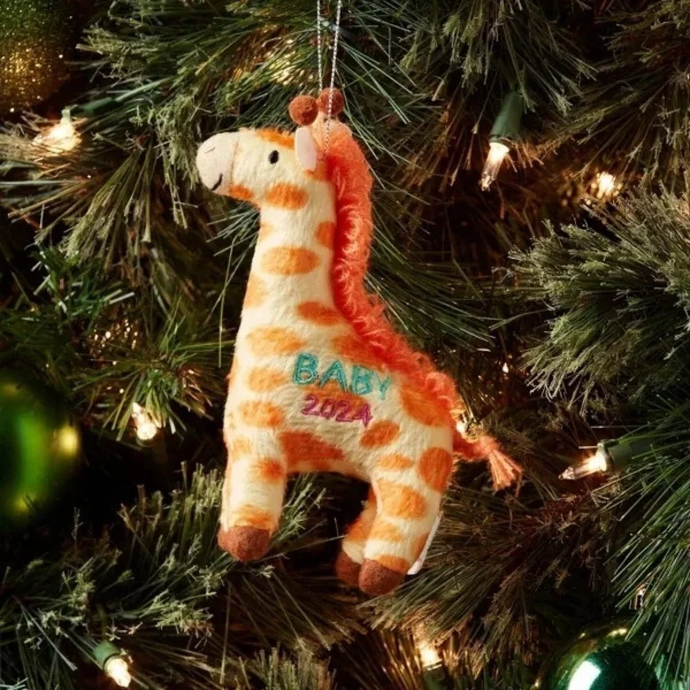 Target 2024 Baby’s First Christmas Giraffe Tree Ornament Wondershop keepsake